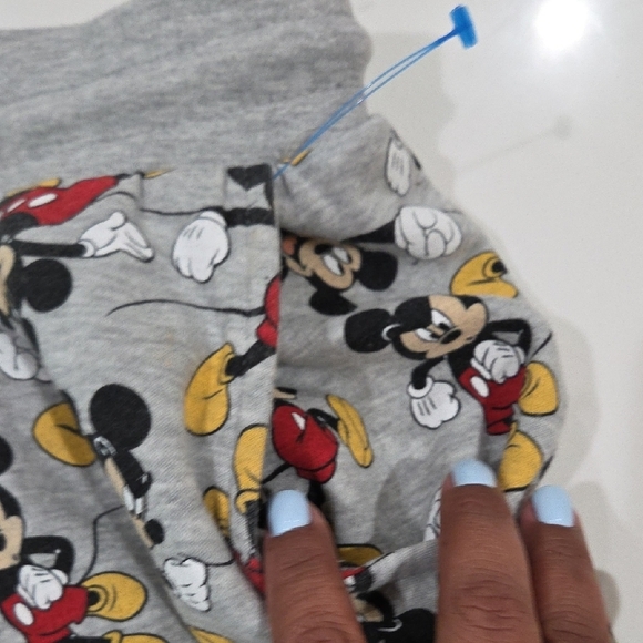 Disney Heather Gray Mickey Mouse Pajama Bottoms Size L. - Picture 6 of 8